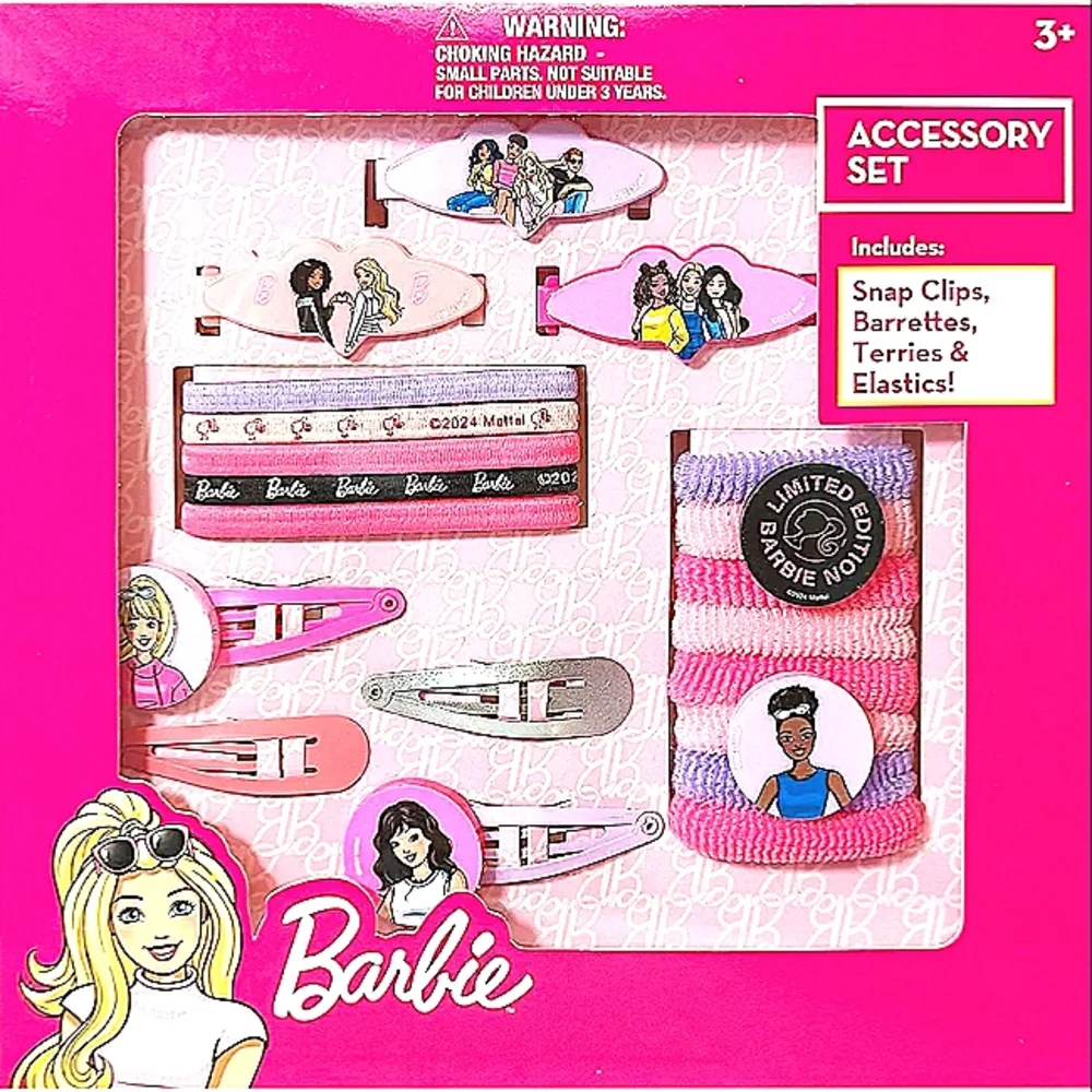 Barbie 20 PC HAIR ACCESSORIES SET